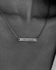 'I Can't Breathe' Gold Bar Necklace