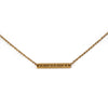 COORDINATES GOLD BAR NECKLACE