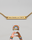 'Love Knows No Limits' Gold Bar Necklace