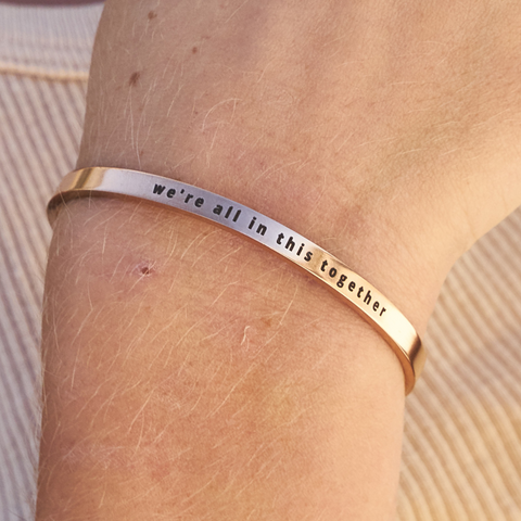 CUSTOM TEXT CUFF