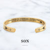 Remember Who You Are And Straighten Your Crown Cuff Bracelet